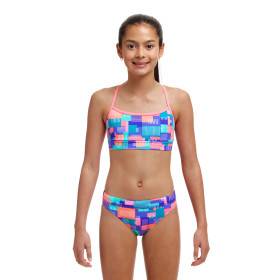 Funkita (6-14 ans) Giga Bit Swim Crop Top Sports Brief 2 pieces - Maillot de bain Natation Fille 2 pieces
