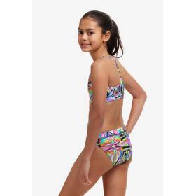 Funkita (6-14 ans) Scissor Kick Swim Crop Top Sports Brief 2 pieces - Maillot de bain Natation Fille 2 pieces