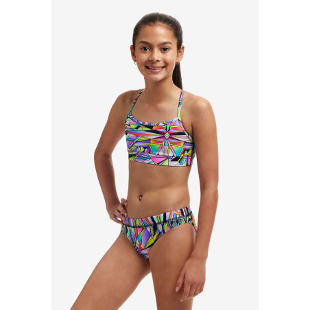 Funkita (6-14 ans) Scissor Kick Swim Crop Top Sports Brief 2 pieces - Maillot de bain Natation Fille 2 pieces | Les4Nages Funkita (6-14 ans) Scissor Kick Swim Crop Top Sports Brief 2 pieces - Maillot de bain Natation Fille 2 pieces | Les4Nages