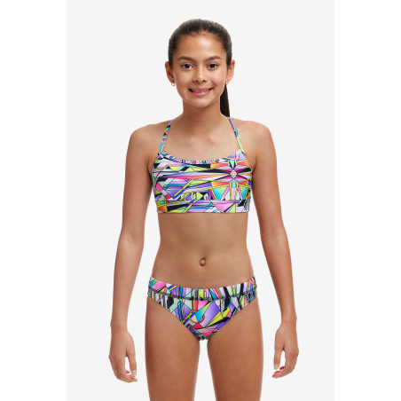 Funkita (6-14 ans) Scissor Kick Swim Crop Top Sports Brief 2 pieces - Maillot de bain Natation Fille 2 pieces | Les4Nages Funkita (6-14 ans) Scissor Kick Swim Crop Top Sports Brief 2 pieces - Maillot de bain Natation Fille 2 pieces | Les4Nages