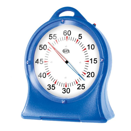 Compte-secondes à double aiguille - Bord de bassin IHM 641B/Duo - Aiguilles Double / 2 départs par minute | Les4Nages Compte-secondes à double aiguille - Bord de bassin IHM 641B/Duo - Aiguilles Double / 2 départs par minute | Les4Nages