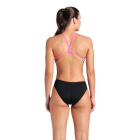 Arena AIRBRUSH Challenge Back Shocking Pink Black Multi - Maillot Natation Femme 
