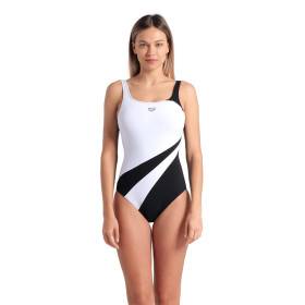 Arena Bodylift LILIANA U BACK Black White - Maillot Aquagym et Piscine Bodylift