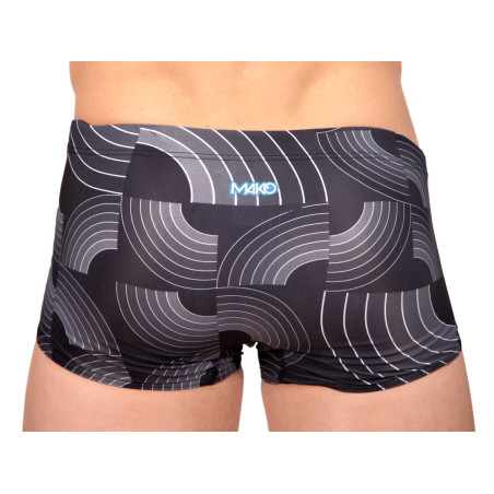 Mako Black Rainbow Shorty - Boxer Natation Homme | Les4Nages Mako Black Rainbow Shorty - Boxer Natation Homme | Les4Nages