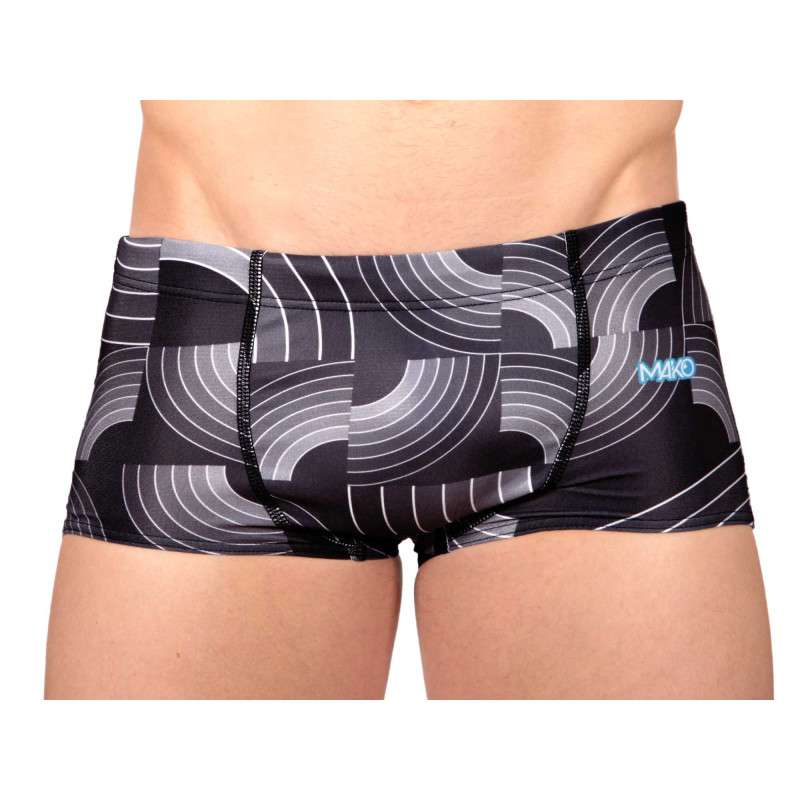 Mako Black Rainbow Shorty - Boxer Natation Homme | Les4Nages