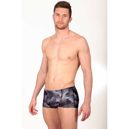 Mako Black Rainbow Shorty - Boxer Natation Homme | Les4Nages Mako Black Rainbow Shorty - Boxer Natation Homme | Les4Nages