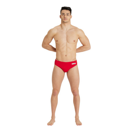 Maillot Water Polo Homme Arena Solid Team Swim Brief Rouge | Les4Nages Maillot Water Polo Homme Arena Solid Team Swim Brief Rouge | Les4Nages