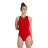 Maillot Water Polo Femme ARENA Rouge TEAM SWIMSUIT WATERPOLO SOLID