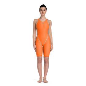 ARENA Powerskin ST NEXT Orange Teal (Edition Limitée) - Dos Ouvert - Combinaison Femme Natation