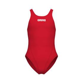 Arena Girls (6-14 ans) Team Swimsuit SOLID Swim Tech - Red- Maillot Fille Natation
