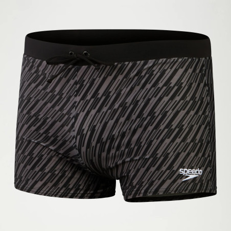 SPEEDO Valmiltion Aquashort Black Grey - Boxer homme natation | Les4Nages