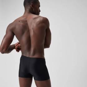 SPEEDO Tech Logo Aquashort Black green - Boxer homme natation