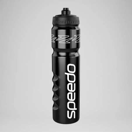 Bidon Speedo Water Bottle 1 Litre Black White | Les4Nages