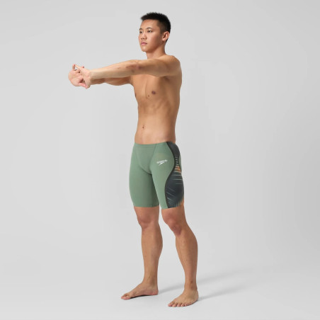 SPEEDO FastSkin LZR PURE INTENT 2.0 JAMMER - Green Orange - Jammer Natation Competition Homme | Les4Nages SPEEDO FastSkin LZR PURE INTENT 2.0 JAMMER - Green Orange - Jammer Natation Competition Homme | Les4Nages