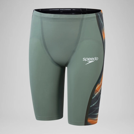 SPEEDO FastSkin LZR PURE INTENT 2.0 JAMMER - Green Orange - Jammer Natation Competition Homme | Les4Nages SPEEDO FastSkin LZR PURE INTENT 2.0 JAMMER - Green Orange - Jammer Natation Competition Homme | Les4Nages