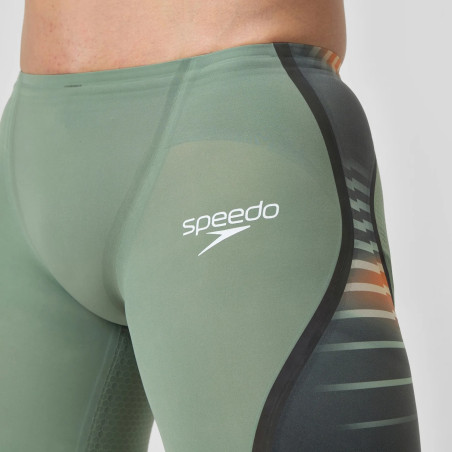 SPEEDO FastSkin LZR PURE INTENT 2.0 JAMMER - Green Orange - Jammer Natation Competition Homme | Les4Nages SPEEDO FastSkin LZR PURE INTENT 2.0 JAMMER - Green Orange - Jammer Natation Competition Homme | Les4Nages