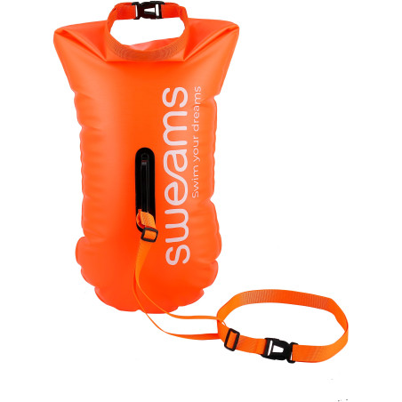 Bouée sécurité de nage SWEAMS SAFETY BUOY - Orange - 20L - SWIM SAFE | Les4Nages