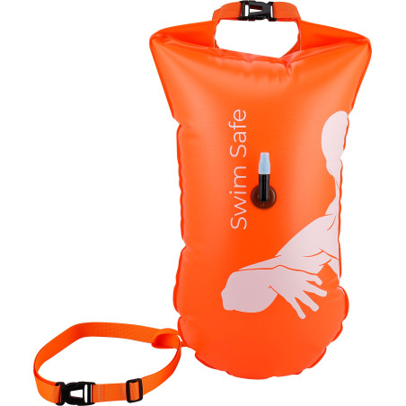 Bouée sécurité de nage SWEAMS SAFETY BUOY - Orange - 20L - SWIM SAFE | Les4Nages