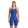 ARENA PRIMO Powerskin Openback (Dos ouvert) Navy Rose - Combinaison Natation Femme
