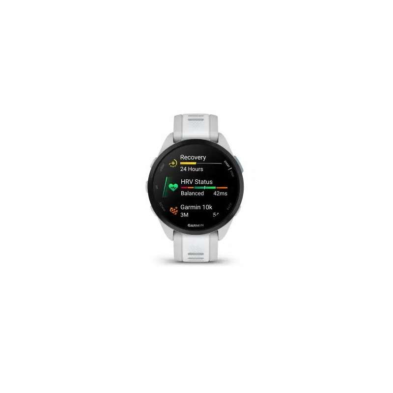 GARMIN Forerunner 165 Blanc - Gris clair - Montre GPS Running - EN STOCK | Les4Nages