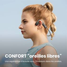 SHOKZ OPENMOVE Gris - Casque audio Bluetooth - EN STOCK 