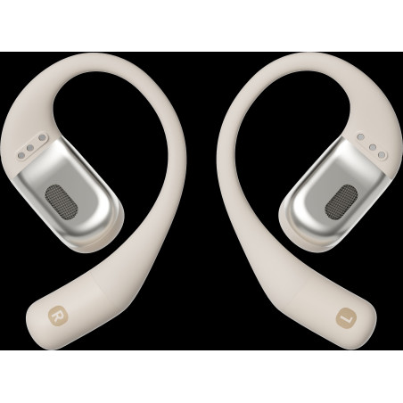 Ecouteurs Bluetooth SHOKZ OPENFIT Beige | Les4Nages Ecouteurs Bluetooth SHOKZ OPENFIT Beige | Les4Nages