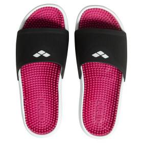 Arena MARCO BLACK-PINK-WHITE - Claquettes Piscine