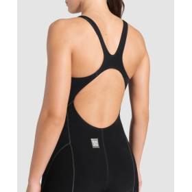 ARENA IMPULSO Powerskin Dos Ouvert - Black teal - Combinaison Natation Femme