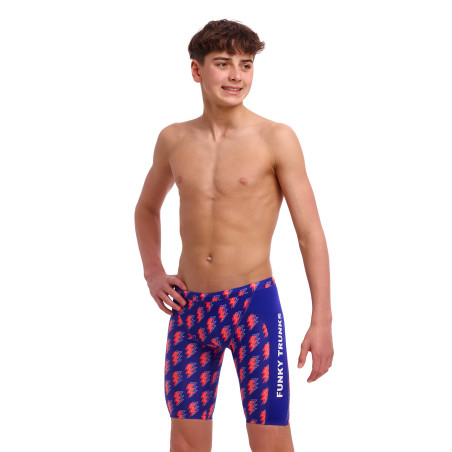 FUNKY TRUNKS (8-12 ans) Flash - Jammer Garçon Natation | Les4Nages FUNKY TRUNKS (8-12 ans) Flash - Jammer Garçon Natation | Les4Nages