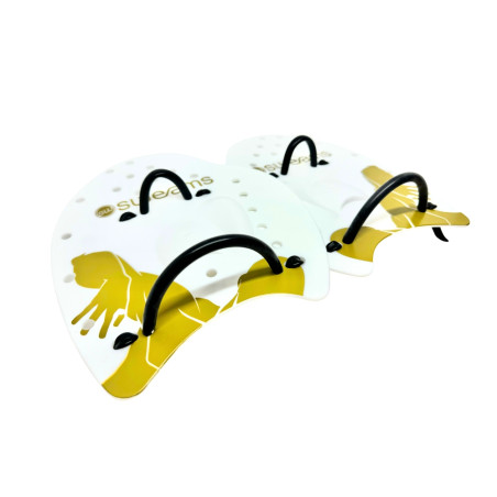 Plaquettes Natation SWEAMS SWIM Paddle - Strong Swimmer White Gold | Les4Nages