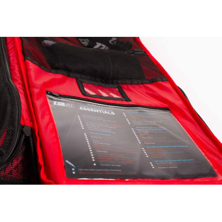 Sac à Dos de Transition ZEROD EVO+ Black Red - Sac Transition Triathlon | Les4Nages