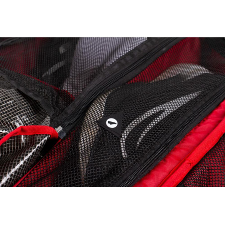 Sac à Dos de Transition ZEROD EVO+ Black Red - Sac Transition Triathlon | Les4Nages