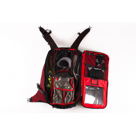Sac à Dos de Transition ZEROD EVO+ Black Red - Sac Transition Triathlon | Les4Nages