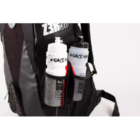 Sac à Dos de Transition ZEROD EVO+ Black Red - Sac Transition Triathlon | Les4Nages