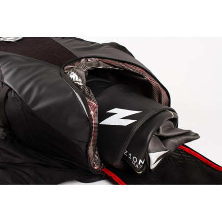 Sac à Dos de Transition ZEROD EVO+ Black Red - Sac Transition Triathlon | Les4Nages