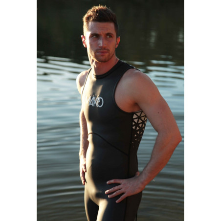 Mako NeoSwim Sleeveless Homme - Combinaison Triathlon Néoprène sans manches Homme | Les4Nages Mako NeoSwim Sleeveless Homme - Combinaison Triathlon Néoprène sans manches Homme | Les4Nages