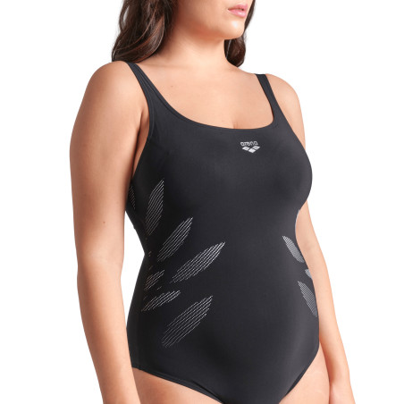Arena Bodylift MILENA Wing Back Black - Maillot Natation Arena Aquagym et aquafitness | Les4Nages