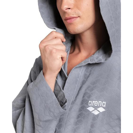 Peignoir ARENA LOSANGE ROBE SEAM FOAM - WHITE | Les4Nages
