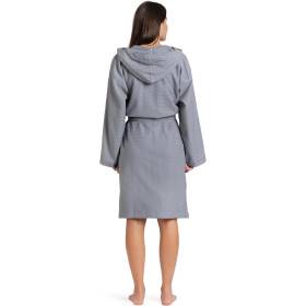 Peignoir ARENA LOSANGE ROBE SEAM FOAM - WHITE