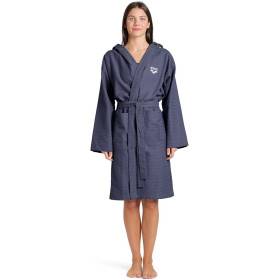 Peignoir ARENA LOSANGE ROBE NAVY - WHITE