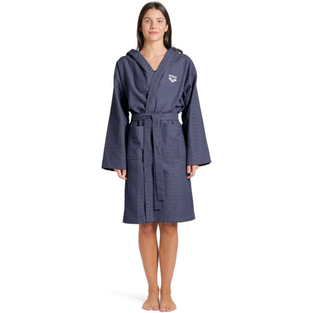 Peignoir ARENA LOSANGE ROBE NAVY - WHITE | Les4Nages