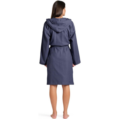 Peignoir ARENA LOSANGE ROBE NAVY - WHITE | Les4Nages