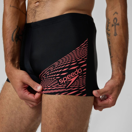 SPEEDO ECO MEDLEY logo Aquashort Black / Orange | Les4Nages