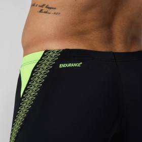 SPEEDO Hyperboom Splice Aquashort Black Yellow - Boxer Natation