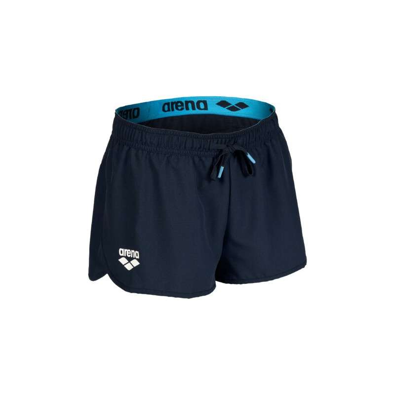 Arena WOMEN'S TEAM SHORT SOLID - NAVY - Short léger de sport | Les4Nages