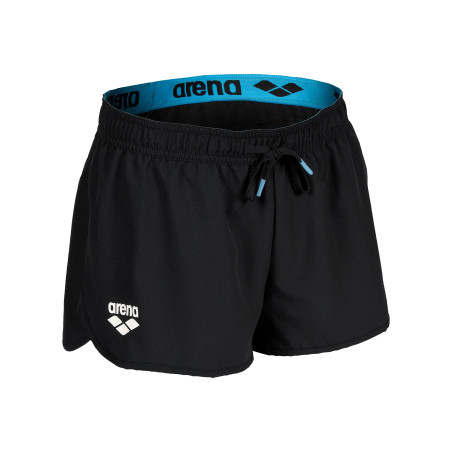 Arena WOMEN'S TEAM SHORT SOLID - BLACK - Short léger de sport | Les4Nages