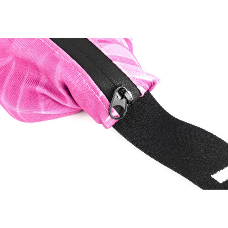 Ceinture RUSH Large Running Pocket - HAWAI PINK - Ceinture extensible porte gels, nutrition, telephone ... | Les4Nages