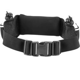 Ceinture RUSH H2O RUNNING BELT - BLACK - Ceinture extensible Running avec 2 bidons et porte gels, nutrition, telephone ...