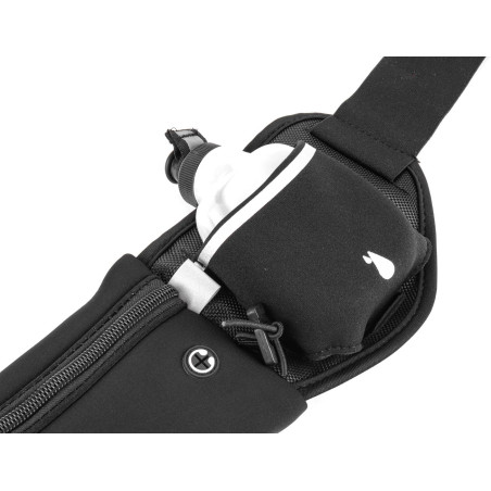 Ceinture RUSH H2O RUNNING BELT - BLACK - Ceinture extensible Running avec 2 bidons et porte gels, nutrition, telephone ... | Les4Nages Ceinture RUSH H2O RUNNING BELT - BLACK - Ceinture extensible Running avec 2 bidons et porte gels, nutrition, telephone ... | Les4Nages