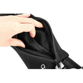 Ceinture RUSH H2O RUNNING BELT - BLACK - Ceinture extensible Running avec 2 bidons et porte gels, nutrition, telephone ...